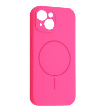Чохол Silicone Case Full Camera Fine Ring MagSafe for iPhone 15 Firefly mag-200000158588761858