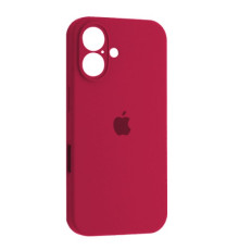 Чохол Silicone Case Full Camera Copy for iPhone 16 (36) rose red дефект пакування mag-2000001589779131258