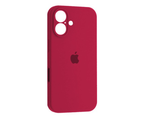 Чохол Silicone Case Full Camera Copy for iPhone 16 (36) rose red дефект пакування mag-2000001589779131258