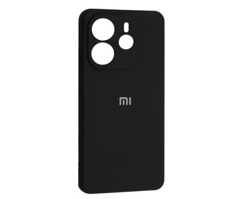 Чохол Silicone Case Full for Xiaomi Redmi Note 14 4G Global version Black mag-2000001590652136415
