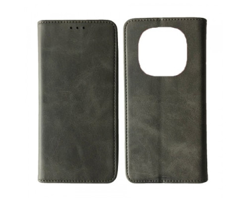 Чохол-книжка Black TPU Magnet for Xiaomi Redmi Note 14 Pro 4G Gray mag-2000001593301137928