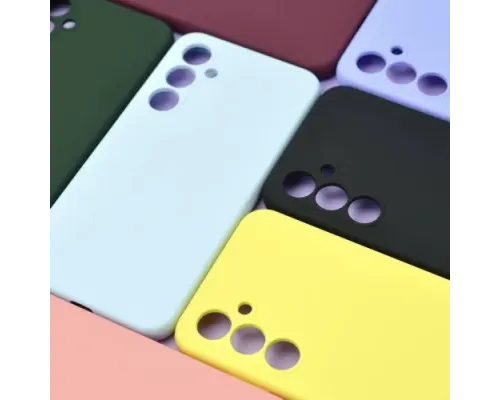 Чохол Silicone Case luxury для Samsung A56 Black mag-2000001595022145492