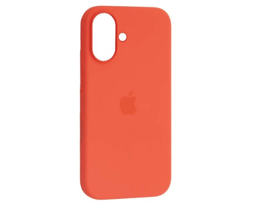 Чохол 1:1 Original Silicone Case with MagSafe for iPhone 16 Tangerine mag-2000001597811139444