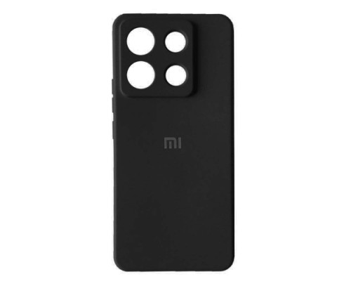 Чохол Silicone Case Full for Xiaomi Redmi Note 13 Pro 5G/Poco X6 5G Black mag-2000001506325134606