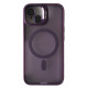 Чохол CASE PRO MATTE FORTABLE CAMERA LENS MAGSAFE for iPhone 14 Deep purple mag-200000151153419960