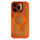 Чохол CASE PRO MATTE FORTABLE CAMERA LENS MAGSAFE for iPhone 15 Pro Max Orange mag-200000151181758314