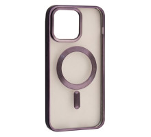 Чохол PRO SHINING (+ LENSES) MagSafe for iPhone 15 Pro Max Deep purple mag-2000001513972100204