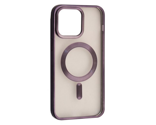 Чохол PRO SHINING (+ LENSES) MagSafe for iPhone 15 Pro Max Deep purple mag-2000001513972100204