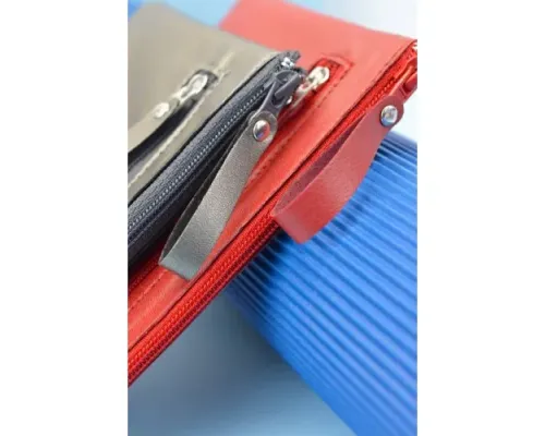 Чохол-кисет на блискавці універсальний 6 дюймов червоний 067-2 (три блискавки) mag-2000001528167143582