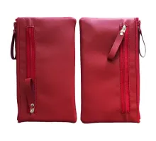 Чохол-кисет на блискавці універсальний 6 дюймов червоний 067-2 (три блискавки) mag-2000001528167143582