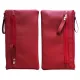 Чохол-кисет на блискавці універсальний 6 дюймов червоний 067-2 (три блискавки) mag-2000001528167143582