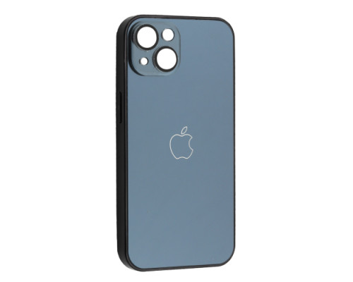 Чохол NEW GLASS MAGSAFE Case for iPhone 14 Black mag-200000153961351406