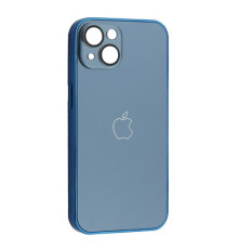 Чохол NEW GLASS MAGSAFE Case for iPhone 15 Dark blue mag-200000153986651431