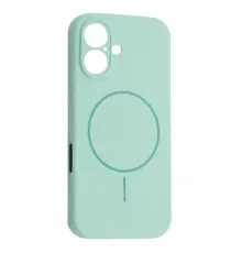 Чохол Silicone Case Full Camera Fine Ring MagSafe for iPhone 17 Light Cyan mag-2000001652763151980