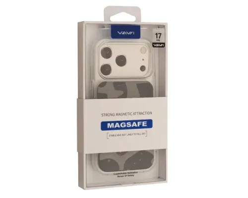Чохол CLEAR COLOR CASE MAGSAFE (PС+TPU) для iPhone 17 Pro Black mag-2000001657669146328