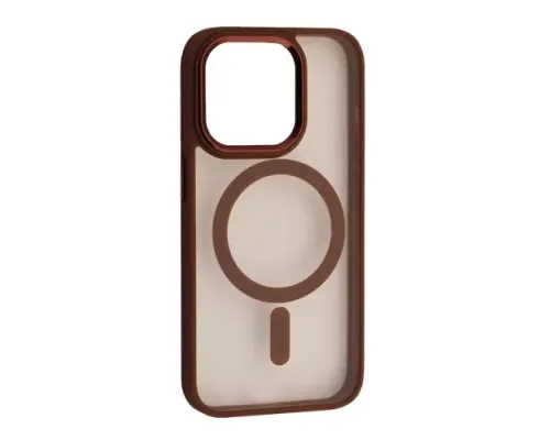 Чохол CRISTAL GUARD MagSafe for iPhone 15 Brown mag-2000001670132152813
