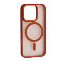 Чохол CRISTAL GUARD MagSafe for iPhone 16 Pro Max Orange mag-2000001670613152723