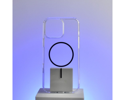 Чохол CLEAR MAGNETIC (Color Slim MagSafe) BOX for iPhone 11 Black mag-2000001602218137034