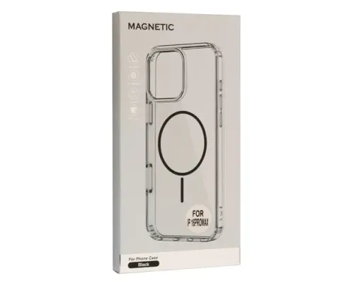 Чохол CLEAR MAGNETIC (Color Slim MagSafe) BOX for iPhone 16 Pro Max Pink mag-2000001603093145652