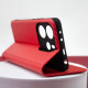 Чехол-книжка Carbon for Xiaomi Redmi Note 14S Red mag-2000001607398140201