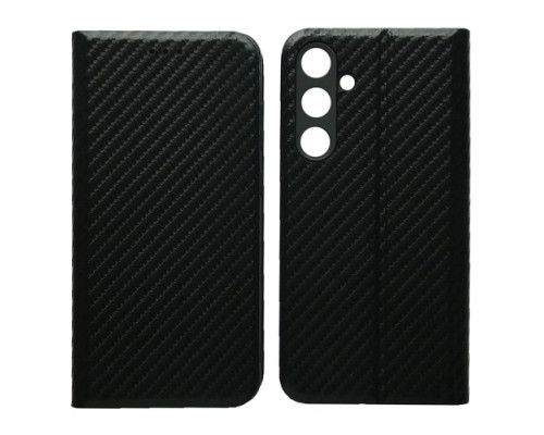 Чехол-книжка Carbon for Samsung S24 FE Black mag-2000001607183140180