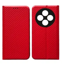 Чехол-книжка Carbon for Xiaomi Redmi 14C/А4/Poco C75 Red mag-2000001607299145917