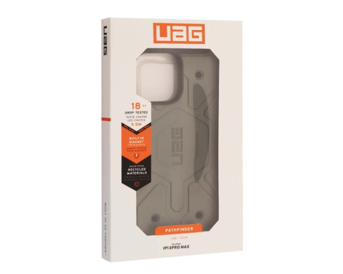 Чохол ударостійкий UAG NEW PATHFINDER COLORS MAGSAFE for iPhone 15 Grey mag-2000001609033139665