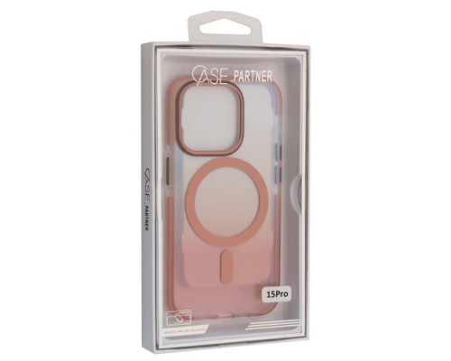 Чохол MYSTIK MagSafe CASE for iPhone 15 Pro Desert titanium mag-2000001609453139324