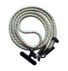 Шнурок LONG (150см) 8mm з карабіном + тримач для чохлів (універсальний) Yellow mix mag-2000001613672140066