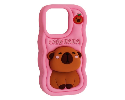 Чохол CAPYBARA for iPhone 16 Pro Pink mag-2000001618226140874
