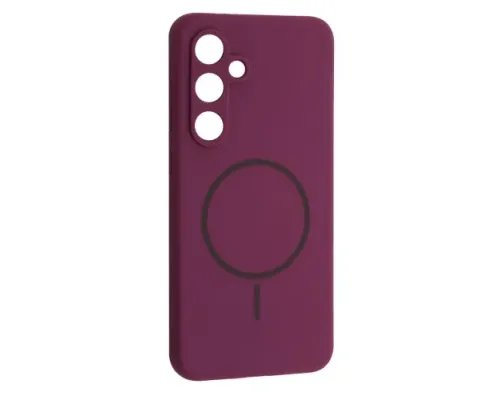 Чохол Silicone Case luxury+MagSafe for Samsung S24 FE Purple mag-2000001626771144541