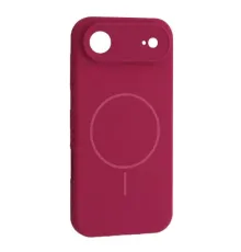 Чохол Silicone Case Full Camera Fine Ring MagSafe for iPhone 17 Air Manyue Red mag-2000001628379145216