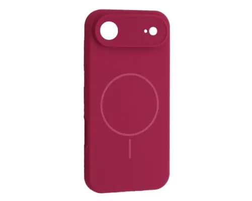 Чохол Silicone Case Full Camera Fine Ring MagSafe for iPhone 17 Air Manyue Red mag-2000001628379145216