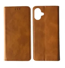 Чохол-книжка Black TPU Magnet for Samsung A07 Brown mag-2000001633151145179