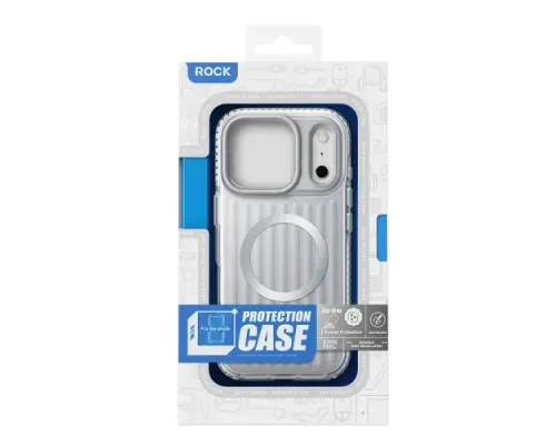 Чохол ROCK Iridescent Magnetic (Anti-drop Lens Protection) for iPhone 17 Pro Max Black mag-2000001633984145509