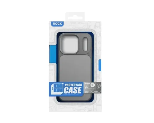 Чохол ROCK Guard Touch Protection Case (Anti-drop Lens Protection) for iPhone 17 Pro Max Grey mag-2000001634264144623