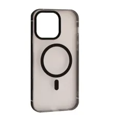 Чохол DULERO Metal Clear MagSafe Case for iPhone 15 Pro Black mag-2000001635858143613