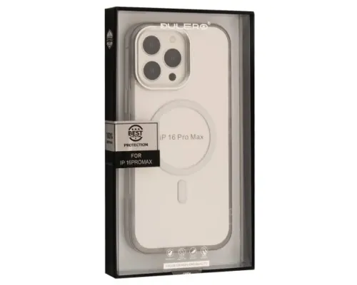 Чохол DULERO Metal Clear MagSafe Case for iPhone 16 Pro Max Gold mag-2000001635964143624