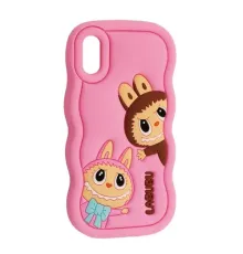 Чохол LABUBU Case for iPhone X/XS Pink mag-2000001636497143786
