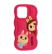 Чохол LABUBU Case for iPhone 13 Pro/ 14 Pro/ 15 Pro Hot pink mag-2000001636992143836