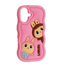 Чохол LABUBU Case for iPhone 16 Pink mag-2000001637098143846
