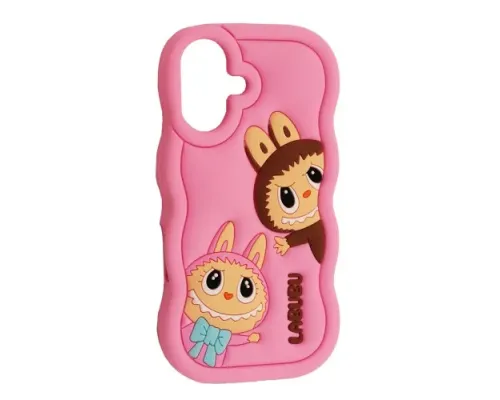 Чохол LABUBU Case for iPhone 16 Pink mag-2000001637098143846