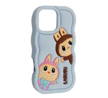 Чохол LABUBU Case for iPhone 16 Pro Max Blue mag-2000001637319143856