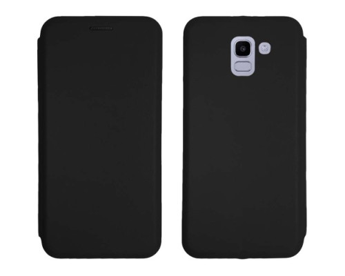 Чохол-книжка Level for Samsung J6 2018 Black mag-200000089211558033