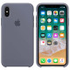 Чохол Silicone case for iPhone X/XS (46) lavander gray mag-200000095773929242