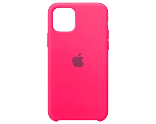 Чохол Silicone case for iPhone 11 (47) hot pink mag-200000105358425386