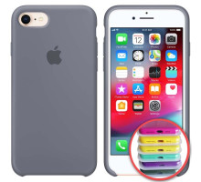 Чохол Silicone Case Full Copy for iPhone 7/8 (46) lavander gray mag-2000001085509141826