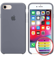 Чохол Silicone Case Full Copy for iPhone 7/8 (46) lavander gray mag-2000001085509141826