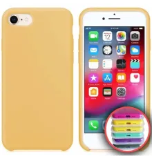 Чохол Silicone Case Full Copy for iPhone 7/8 ( 4) yellow mag-2000001030370147800