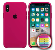 Чохол Silicone Case Full Copy for iPhone XR (47) hot pink mag-2000001031964141816